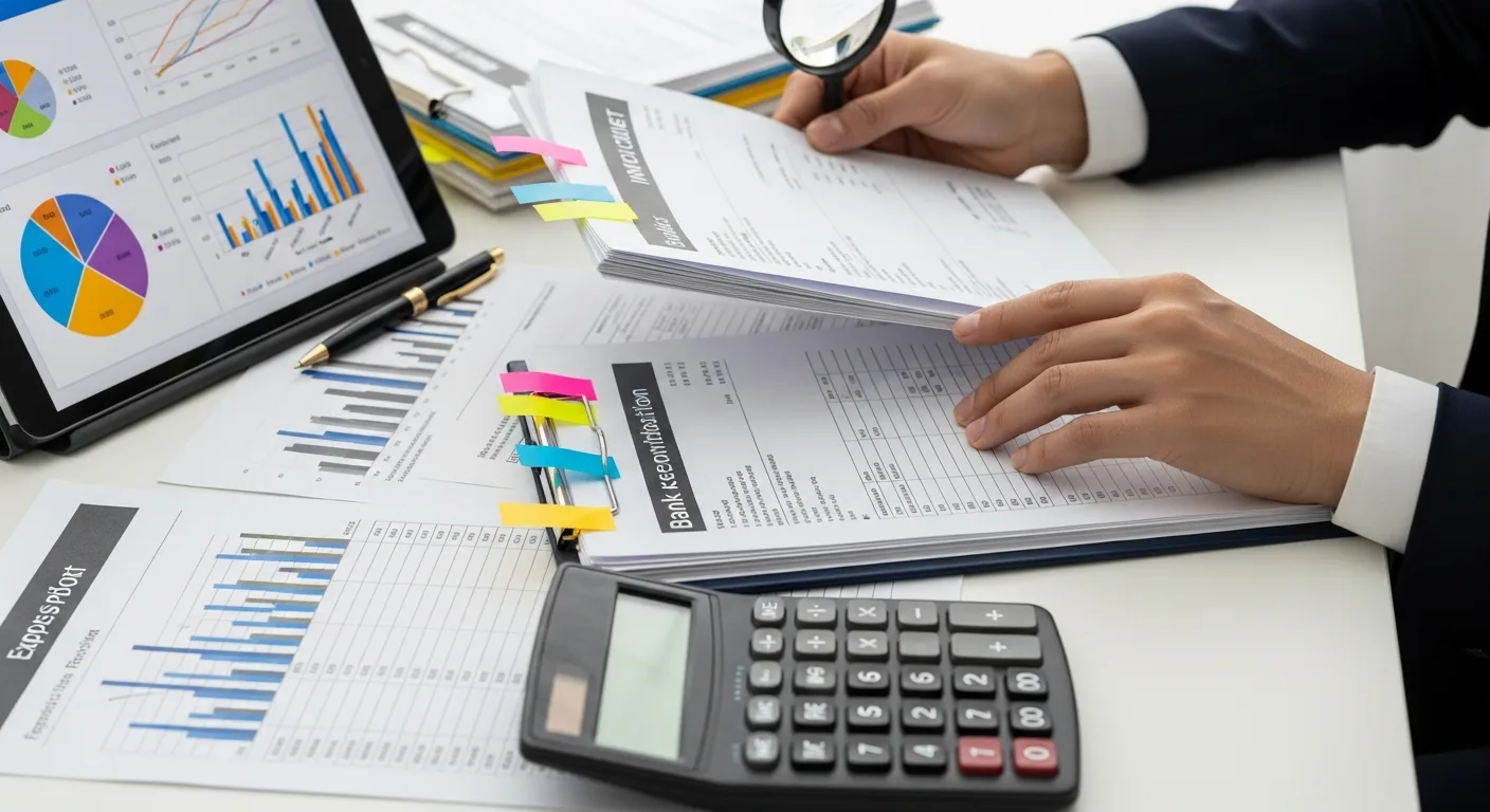 Checklist des points de contrôle d'audit financier
